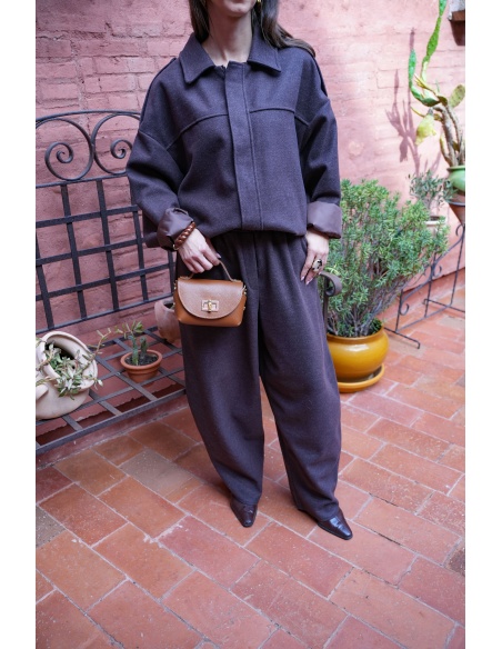 Pantalon Ballon Marron CELIA