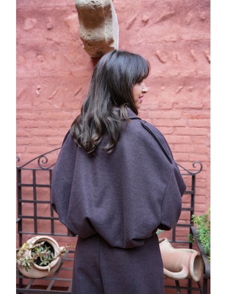 Veste Bouffante Marron LISE