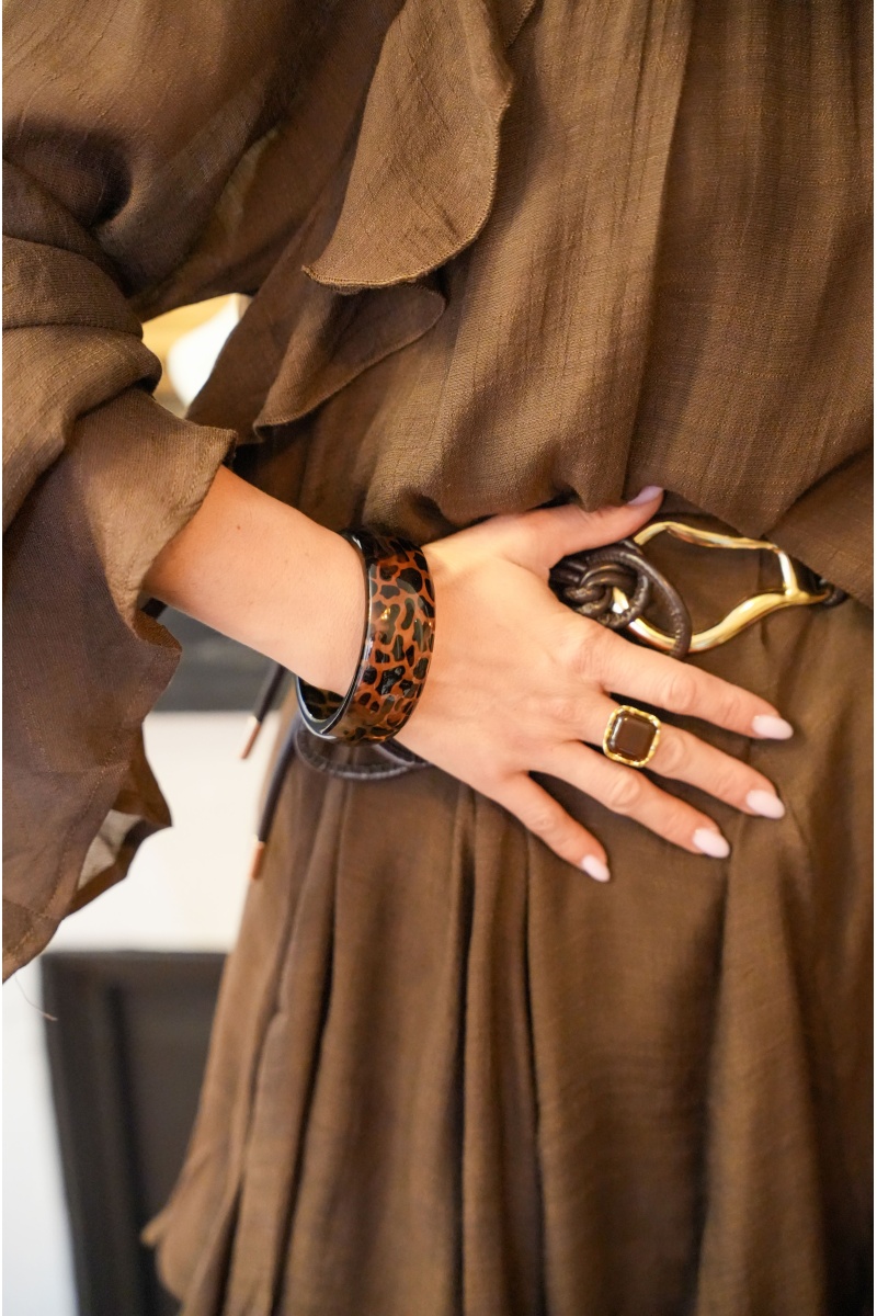 j'aime gemme - laura  LEOPAR BRACELETS