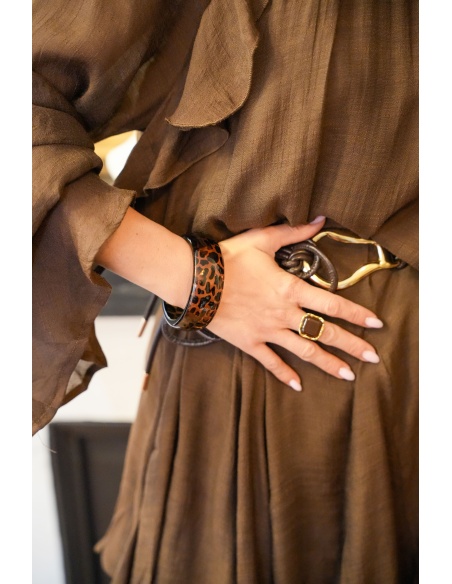 j'aime gemme - laura  LEOPAR BRACELETS