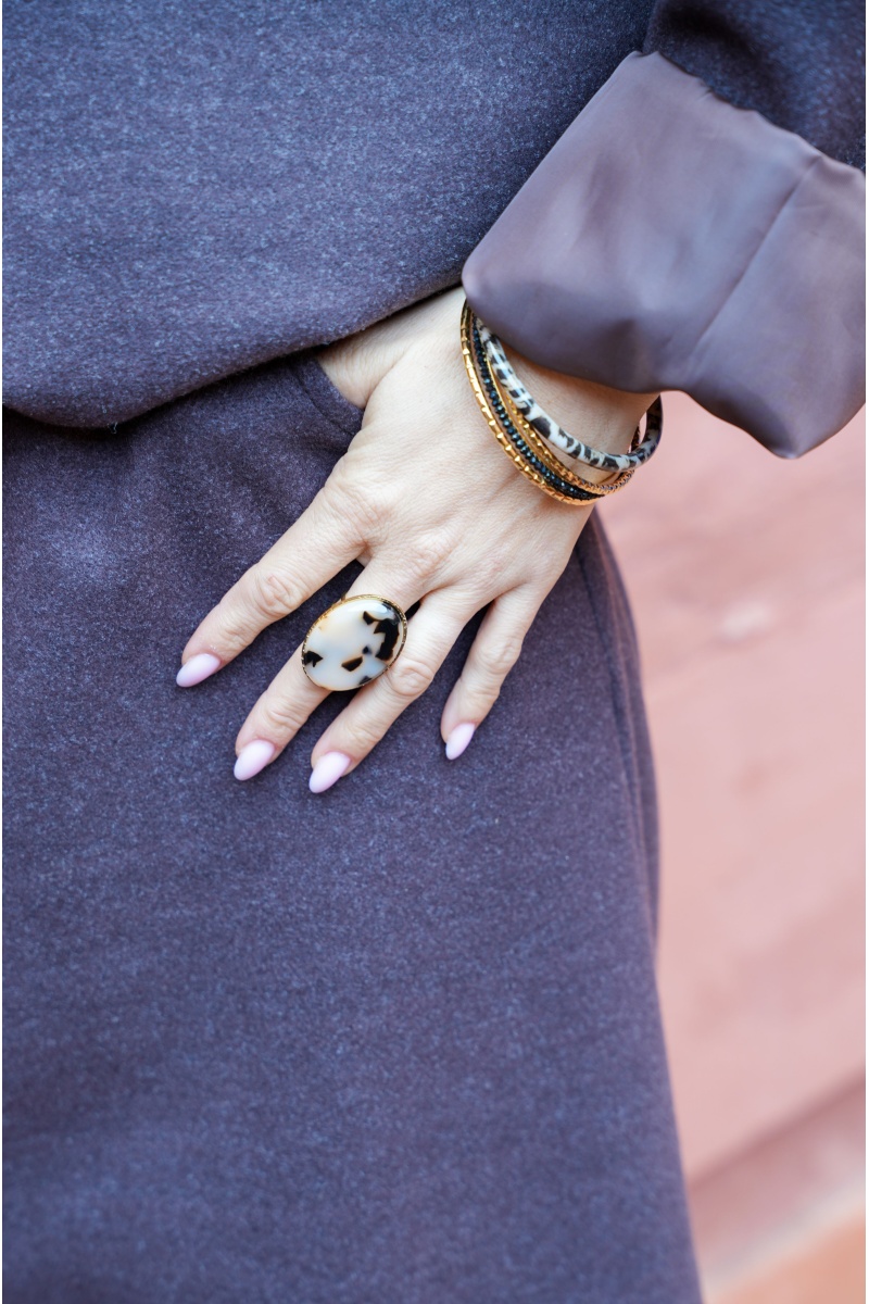 Bague Léopard Dorée LENNIE