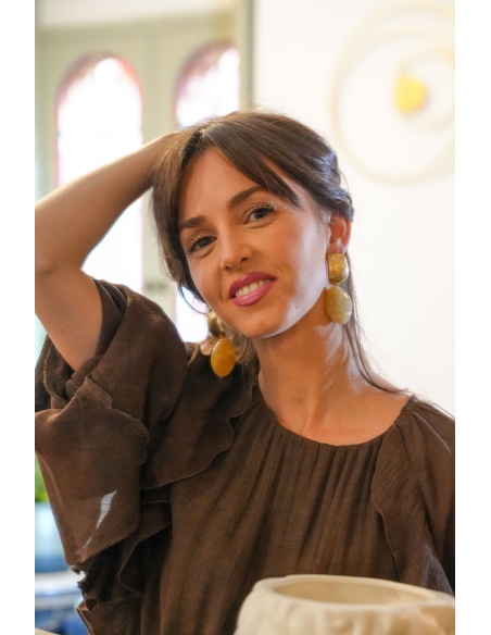 pretty baby  DORE BOUCLES D'OREILLES