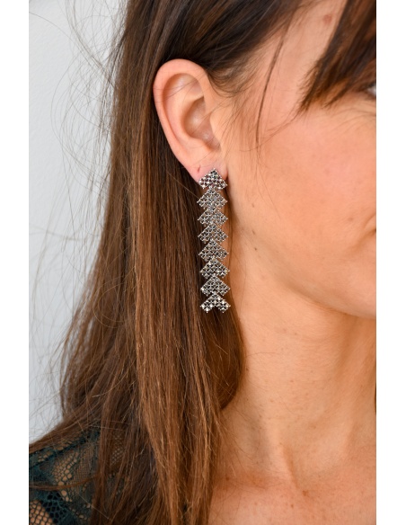 Boucles d'Oreilles Strass LENNON