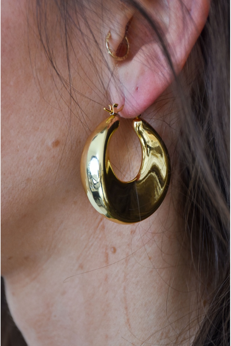 only one barcelona  DORE BOUCLES D'OREILLES 2