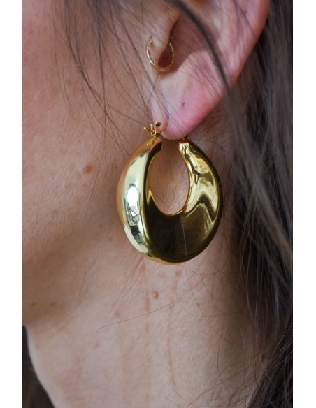 only one barcelona  DORE BOUCLES D'OREILLES