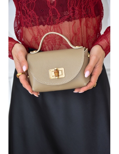 CASSIE Mini Bolsa Noho Bege - 4 | ACESSÓRIOS