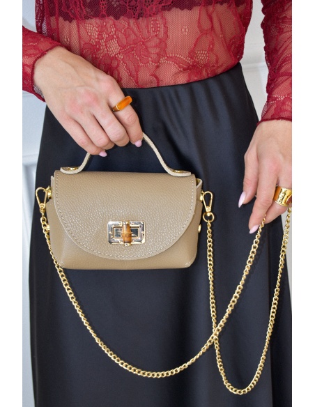 CASSIE Mini Bolsa Noho Bege - 1 | ACESSÓRIOS
