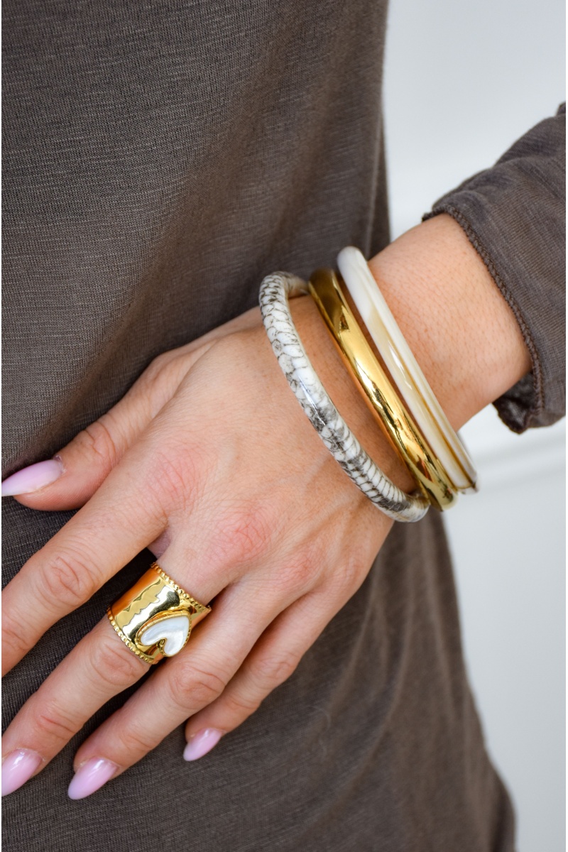 rouge bonbons DORE PYTON BRACELETS 2