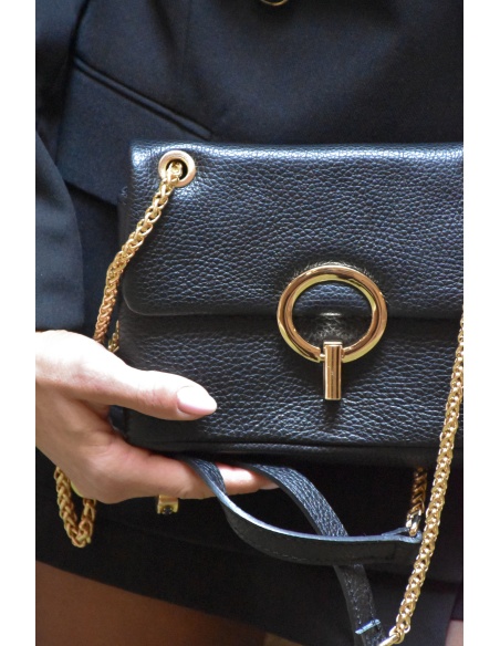 Sac Cuir Noir MELODIE