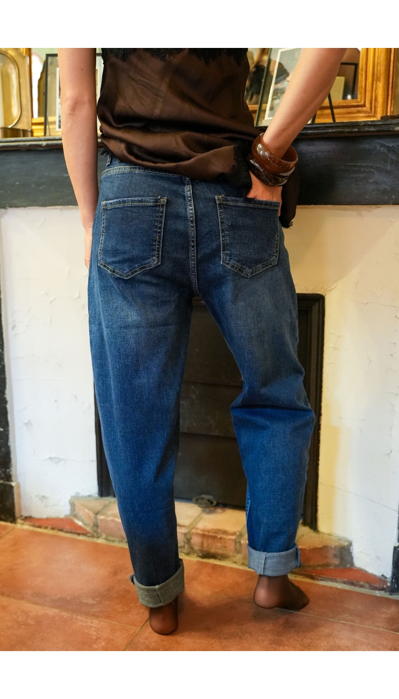 Jean Carotte Bleu VALENTINA