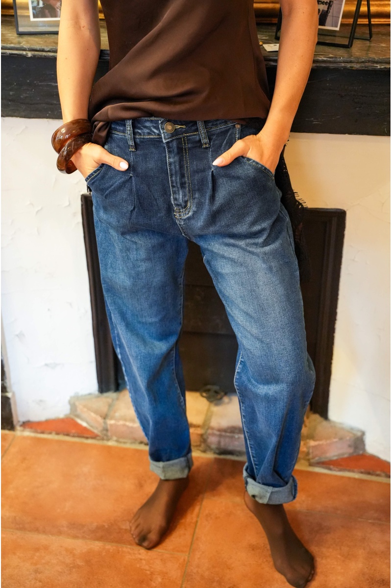 Jean Carotte Bleu VALENTINA