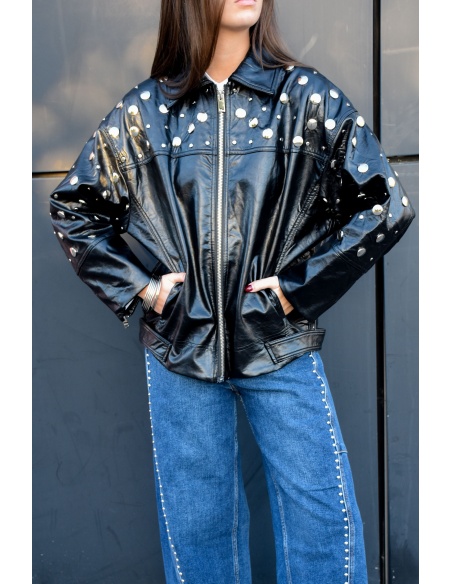 GOLDEN SILVER MSI CLOUS NOIR VESTES FEMME