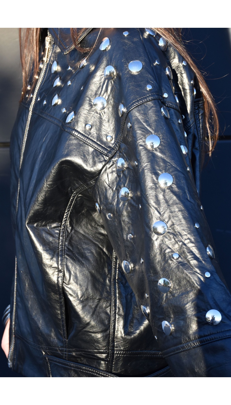 GOLDEN SILVER MSI CLOUS NOIR VESTES FEMME