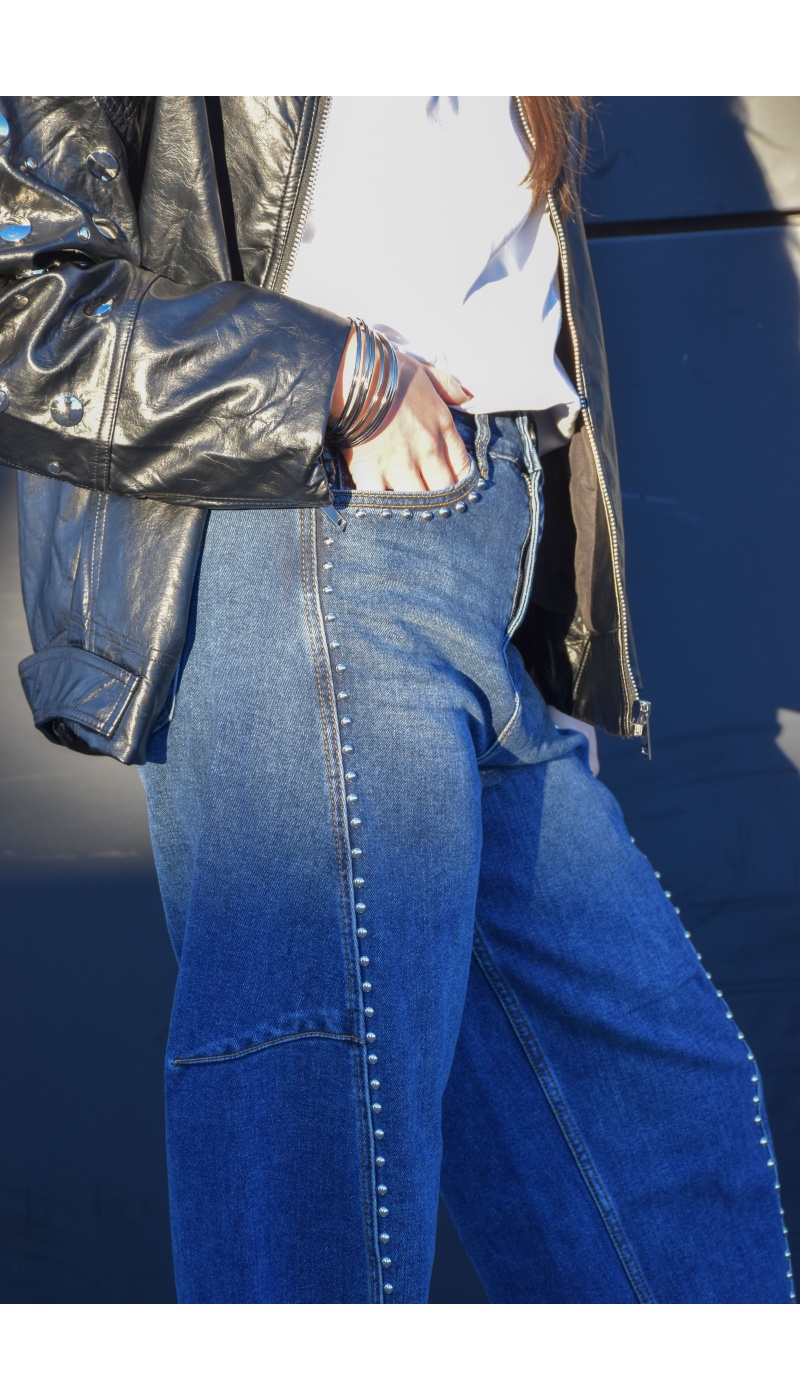 unicorn CLOUT BLEU JEANS FEMME