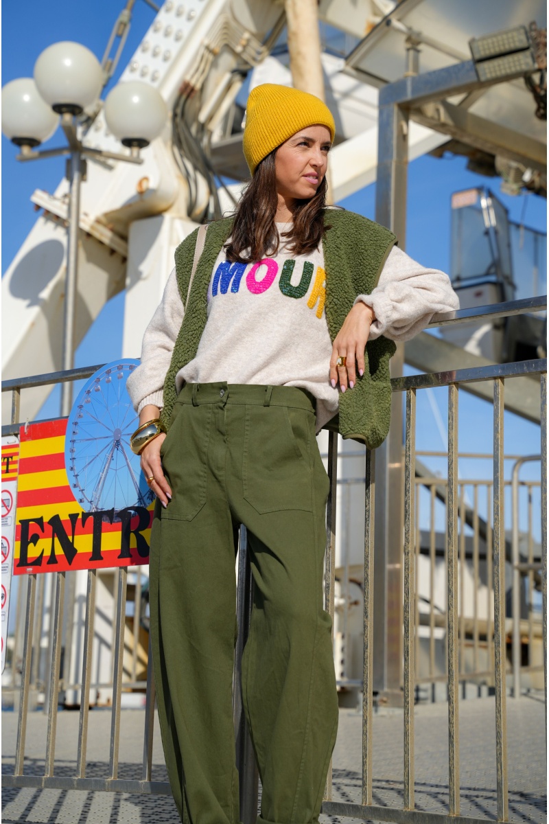 OLIVIA MODA AMOUR ECRU PULL FEMME 2