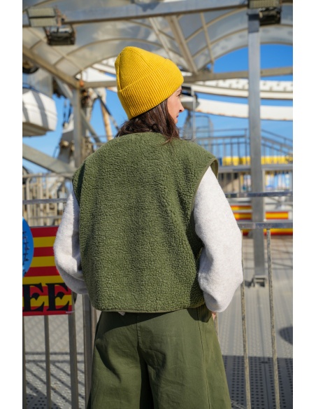 PRESSPLAY SANS M KAKI GILET FEMME