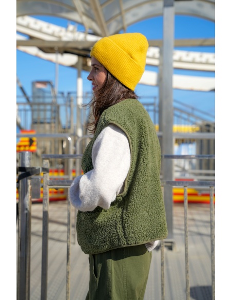 PRESSPLAY SANS M KAKI GILET FEMME