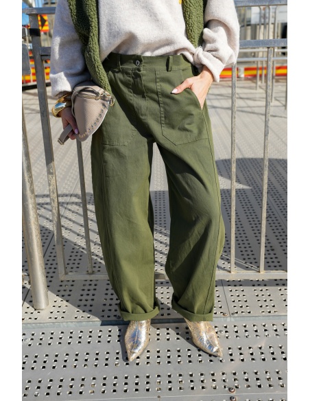 ALLEN and JO  KAKI PANTALON FEMME