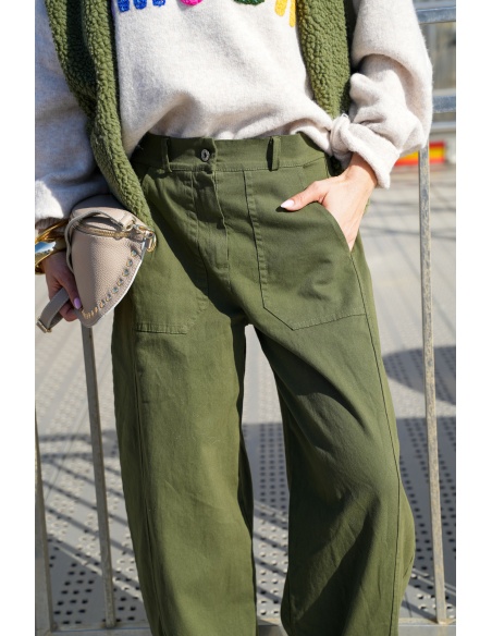 ALLEN and JO  KAKI PANTALON FEMME