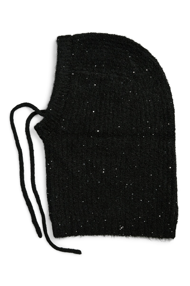 PIECES SEQUIN BLACK CHAPEAUX