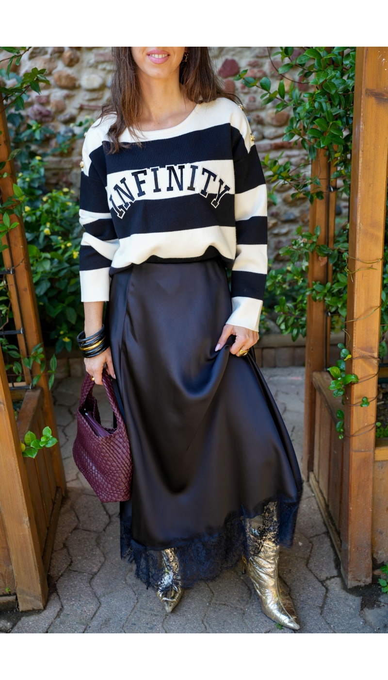 lai fashion INFINI NOIR PULL FEMME