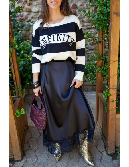 lai fashion INFINI NOIR PULL FEMME