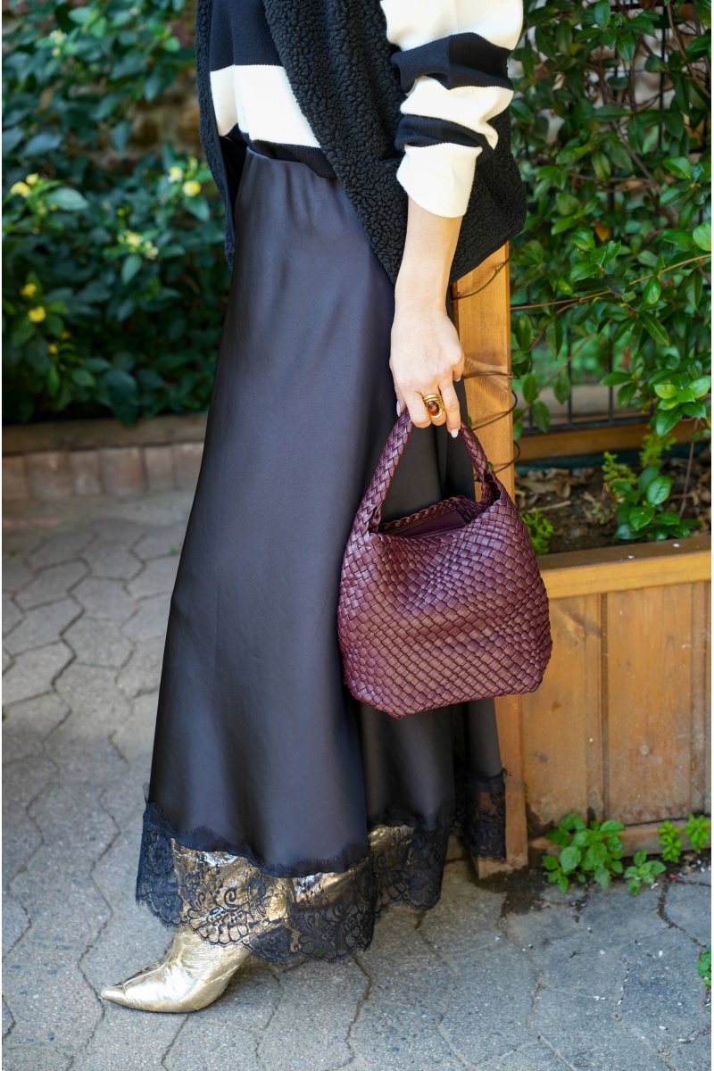 senes DENTEL NOIR JUPES FEMME 2