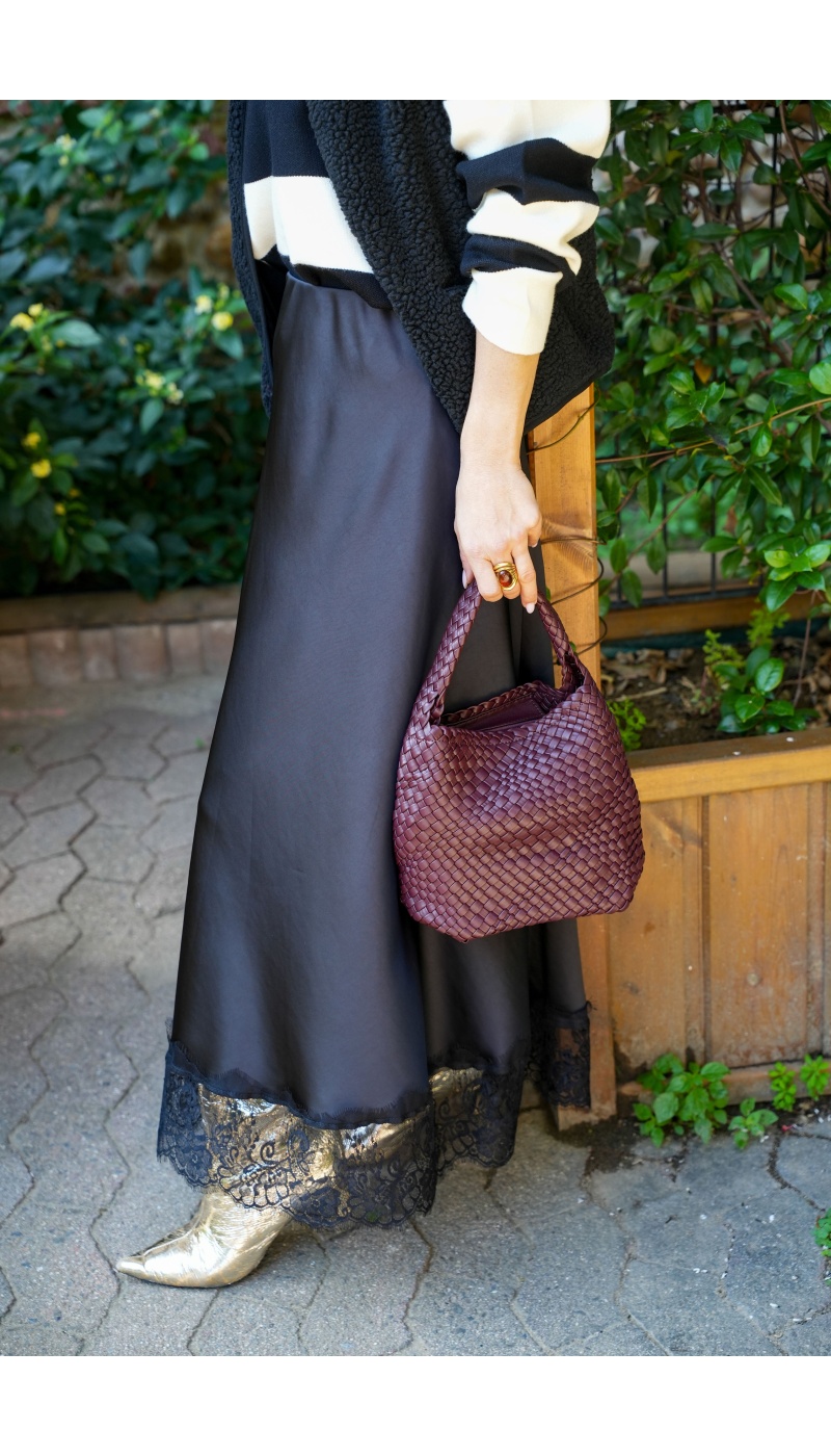 senes DENTEL NOIR JUPES FEMME