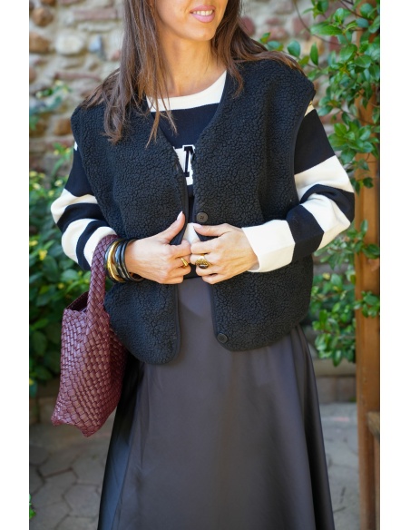 PRESSPLAY SANS M NOIR GILET FEMME