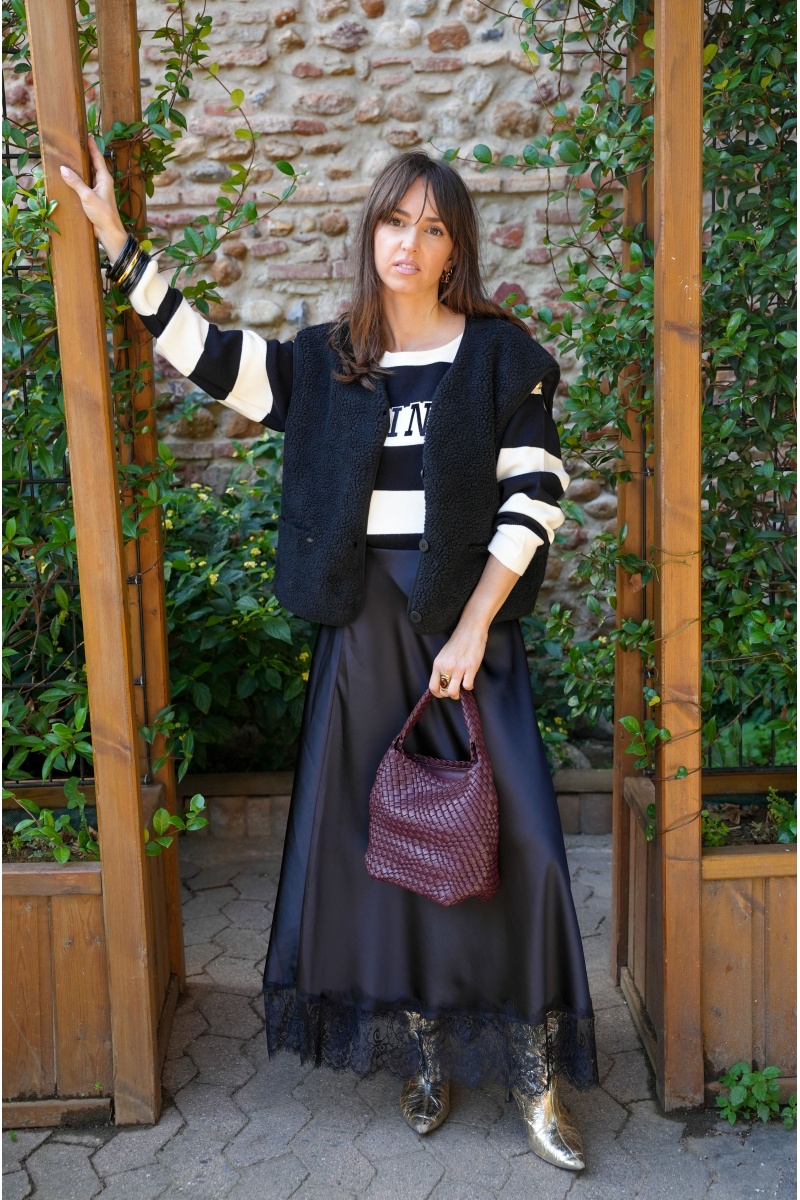 PRESSPLAY SANS M NOIR GILET FEMME 2