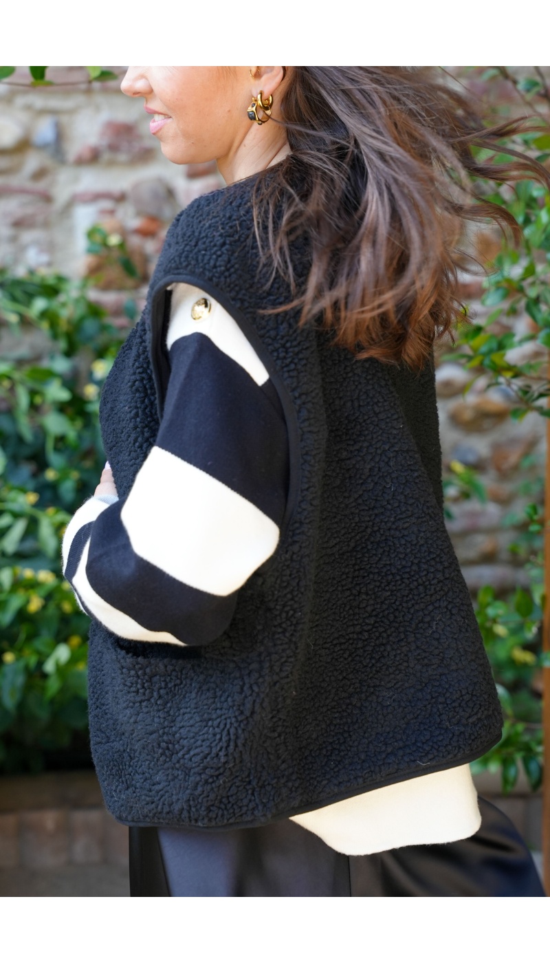 PRESSPLAY SANS M NOIR GILET FEMME