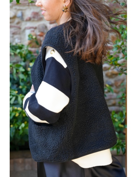 PRESSPLAY SANS M NOIR GILET FEMME