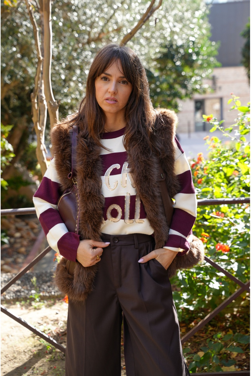 corona love SANSMA CHOCO VESTES FEMME