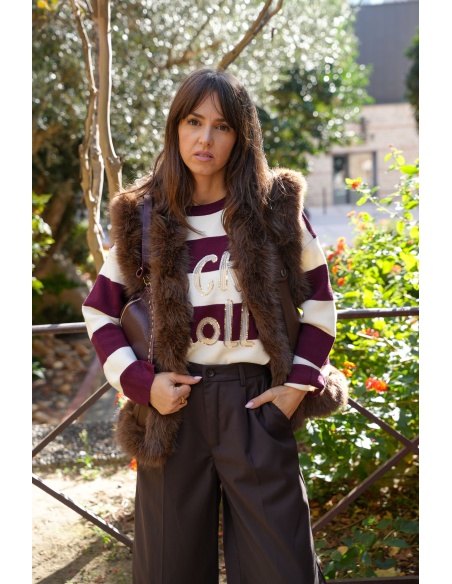 corona love SANSMA CHOCO VESTES FEMME