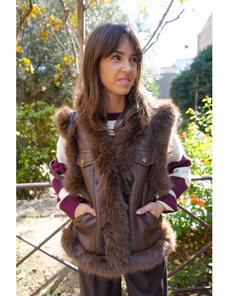 corona love SANSMA CHOCO VESTES FEMME