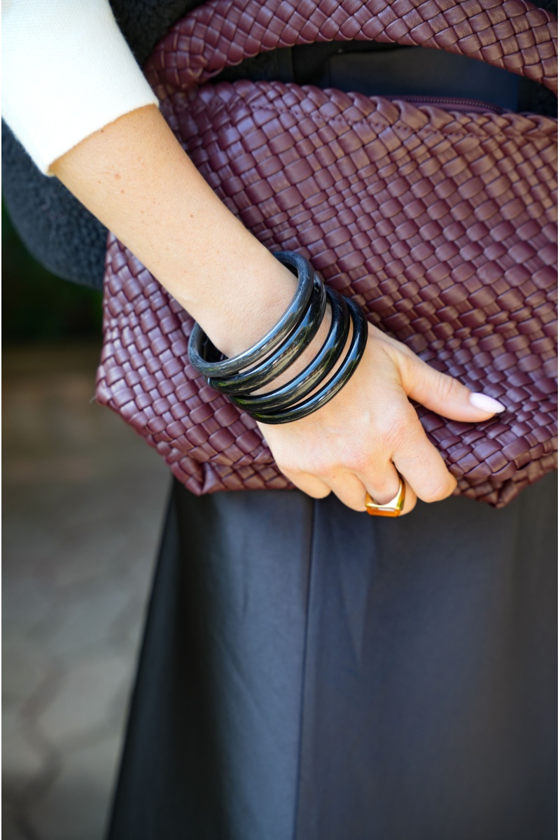 j'aime gemme - laura  NOIR BRACELETS
