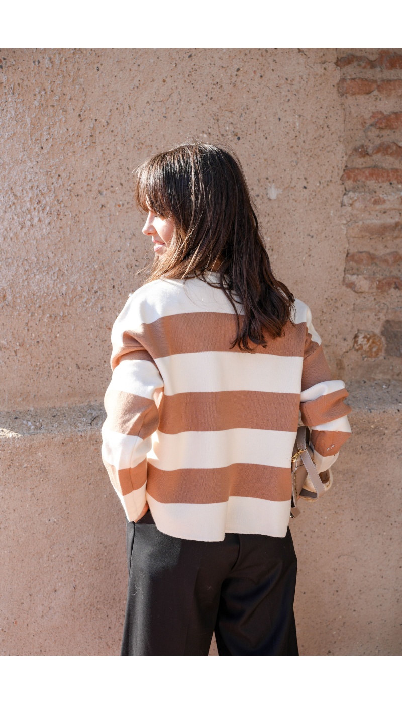 lai fashion INFINI BEIGE PULL FEMME