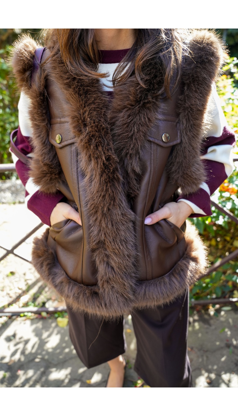 corona love SANSMA CHOCO VESTES FEMME