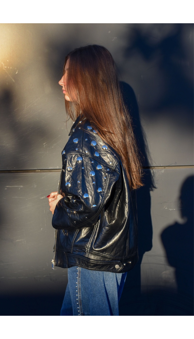 GOLDEN SILVER MSI CLOUS NOIR VESTES FEMME