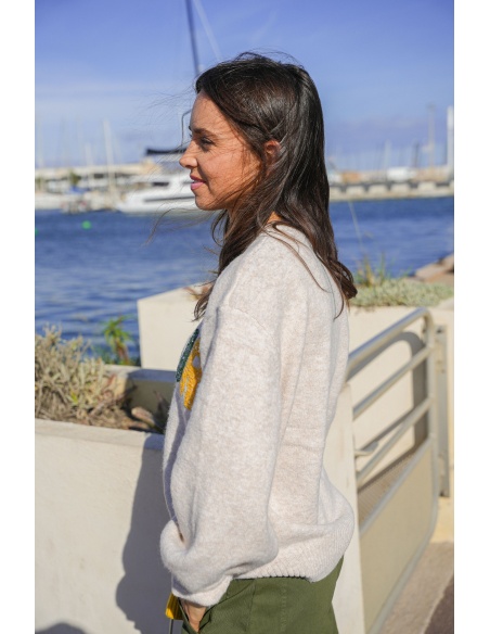 Pull Ecru Amour GABI
