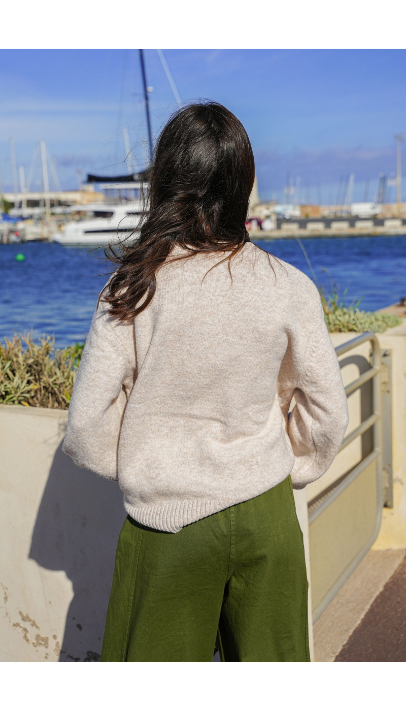 Pull Ecru Amour GABI