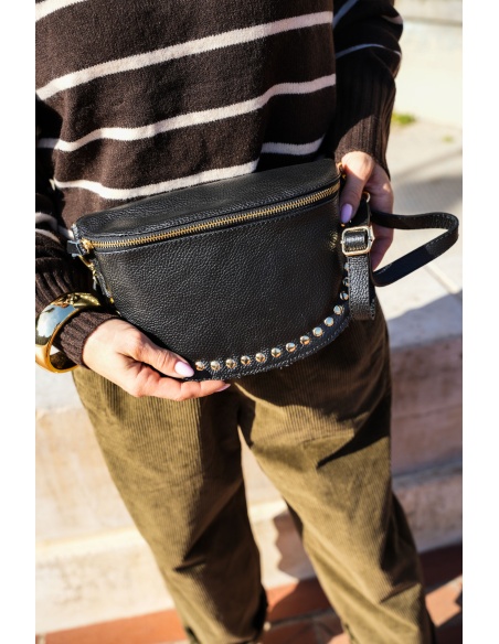 evelyn ashley CLOUT NOIR POCHETTE