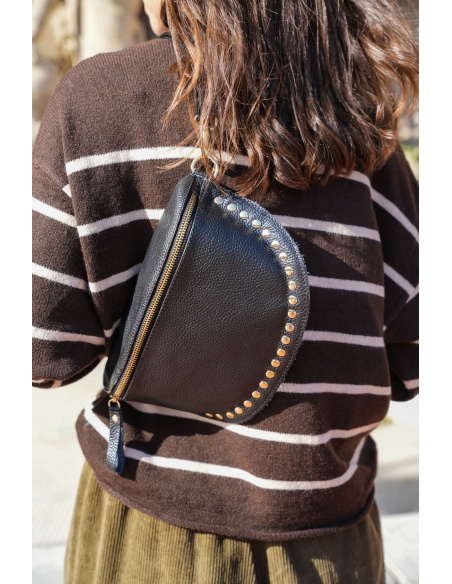 evelyn ashley CLOUT NOIR POCHETTE