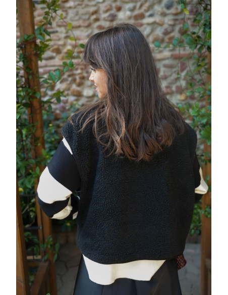 PRESSPLAY SANS M NOIR GILET FEMME