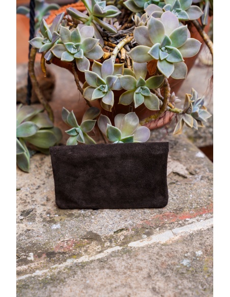 FLORA AND GEAN IMPORT MONNAI MARRON POCHETTE