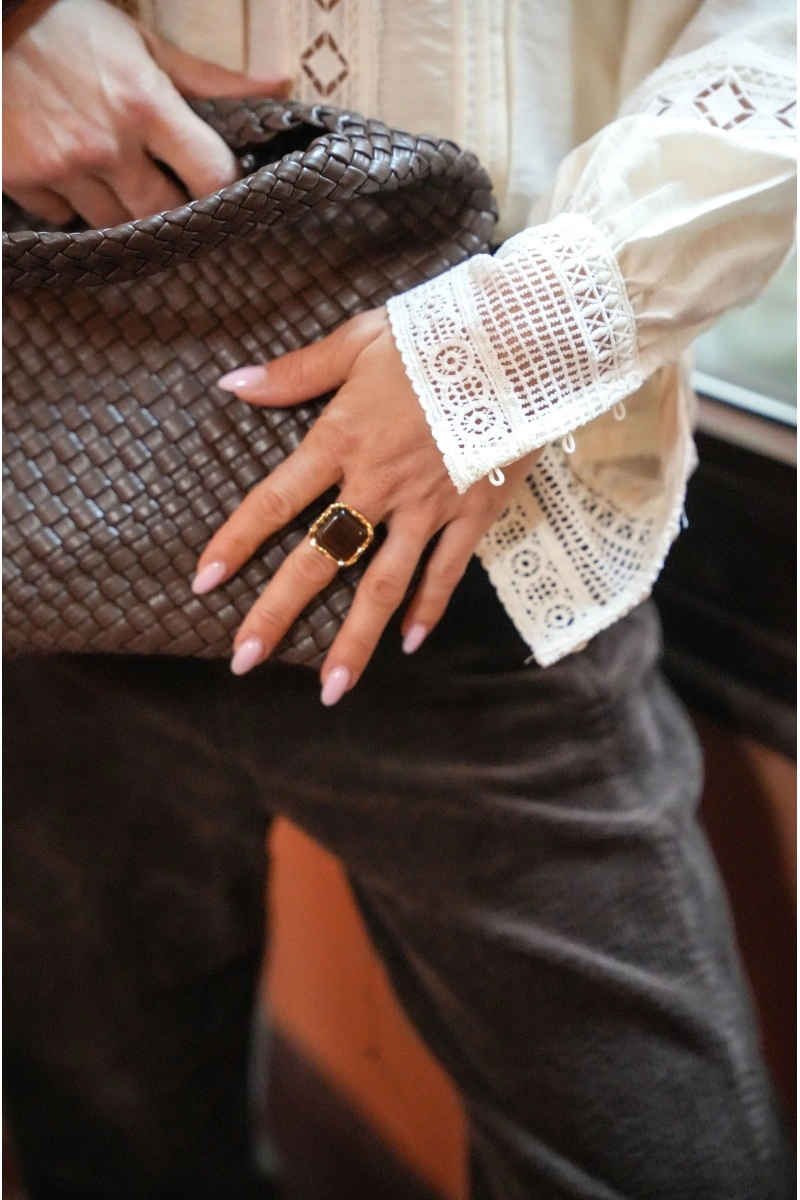 pretty baby CARRE MARRON BAGUES