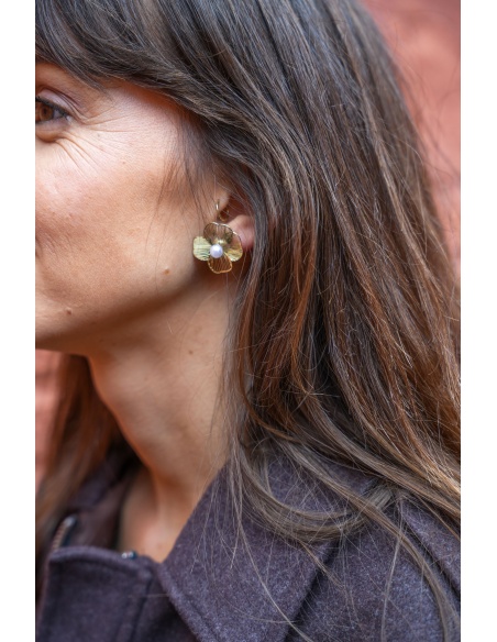 Boucles d'Oreilles Fleurs FLORA