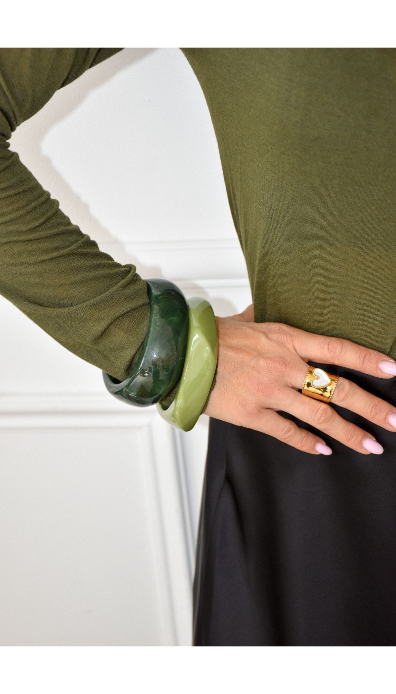 j'aime gemme - laura  VERT BRACELETS