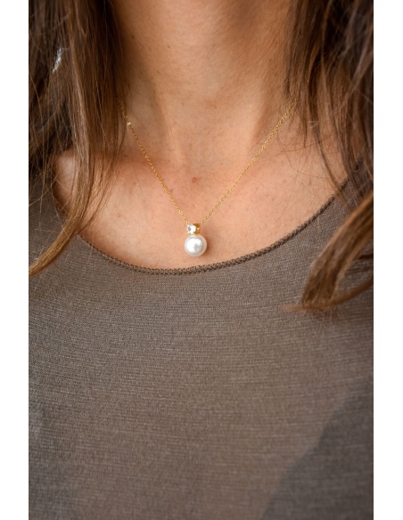 Collier Perle Doré LILY