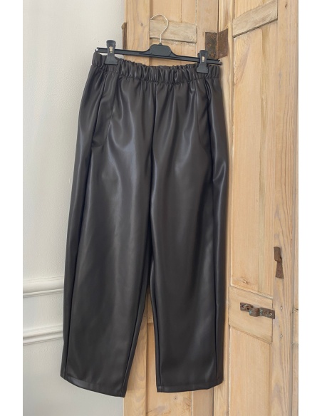 Pantalon Simili Choco INDIRA